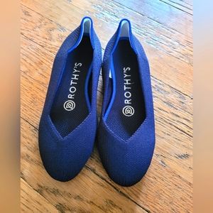 Rothy's flats 6 Navy blue